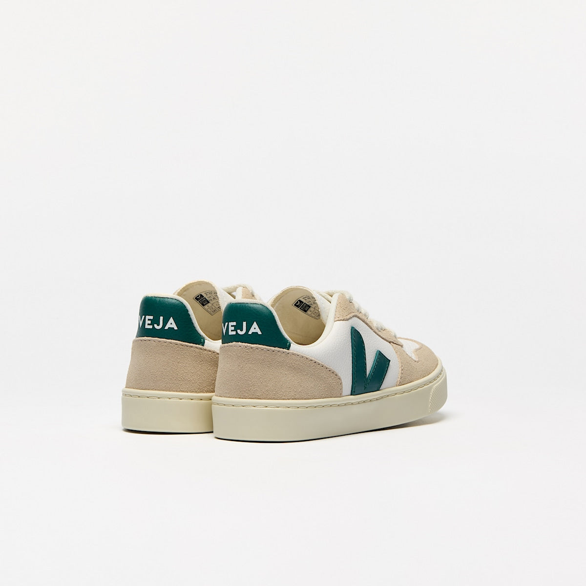 V-10 LEATHER WHITE BRITTANY ALMOND — 3