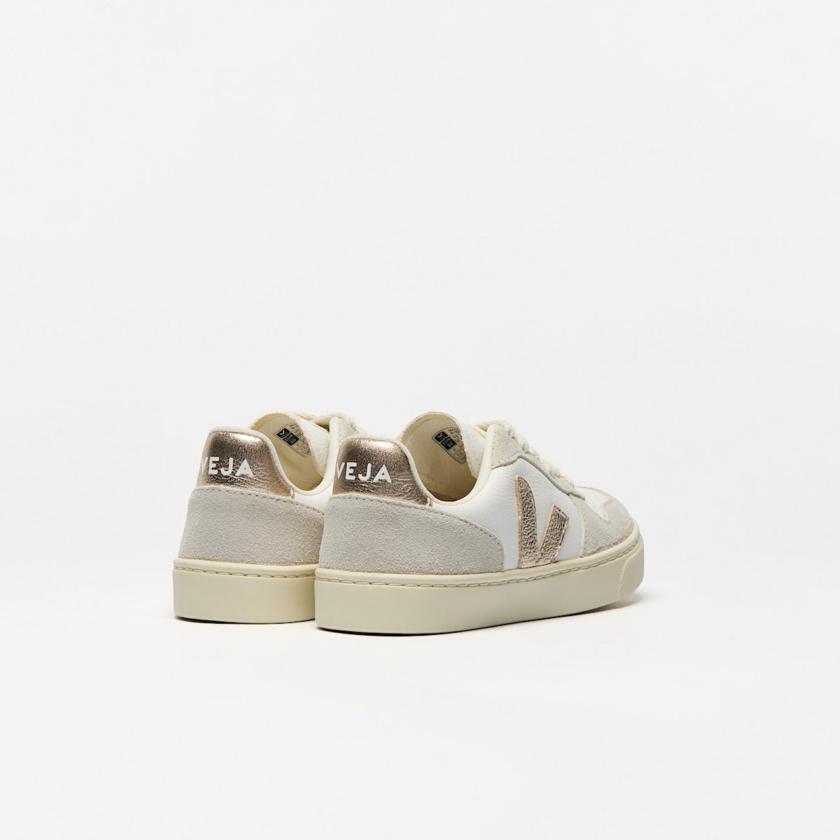 V-10 LEATHER WHITE PLATINE NATURAL — 3