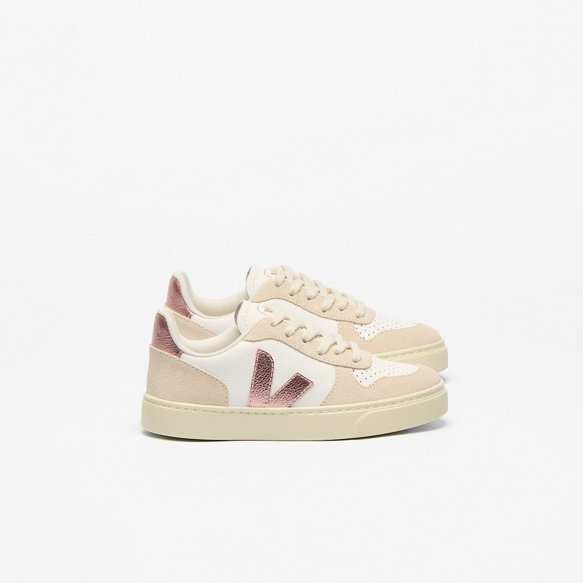 V-10 LEATHER WHITE NACRE SABLE — 1