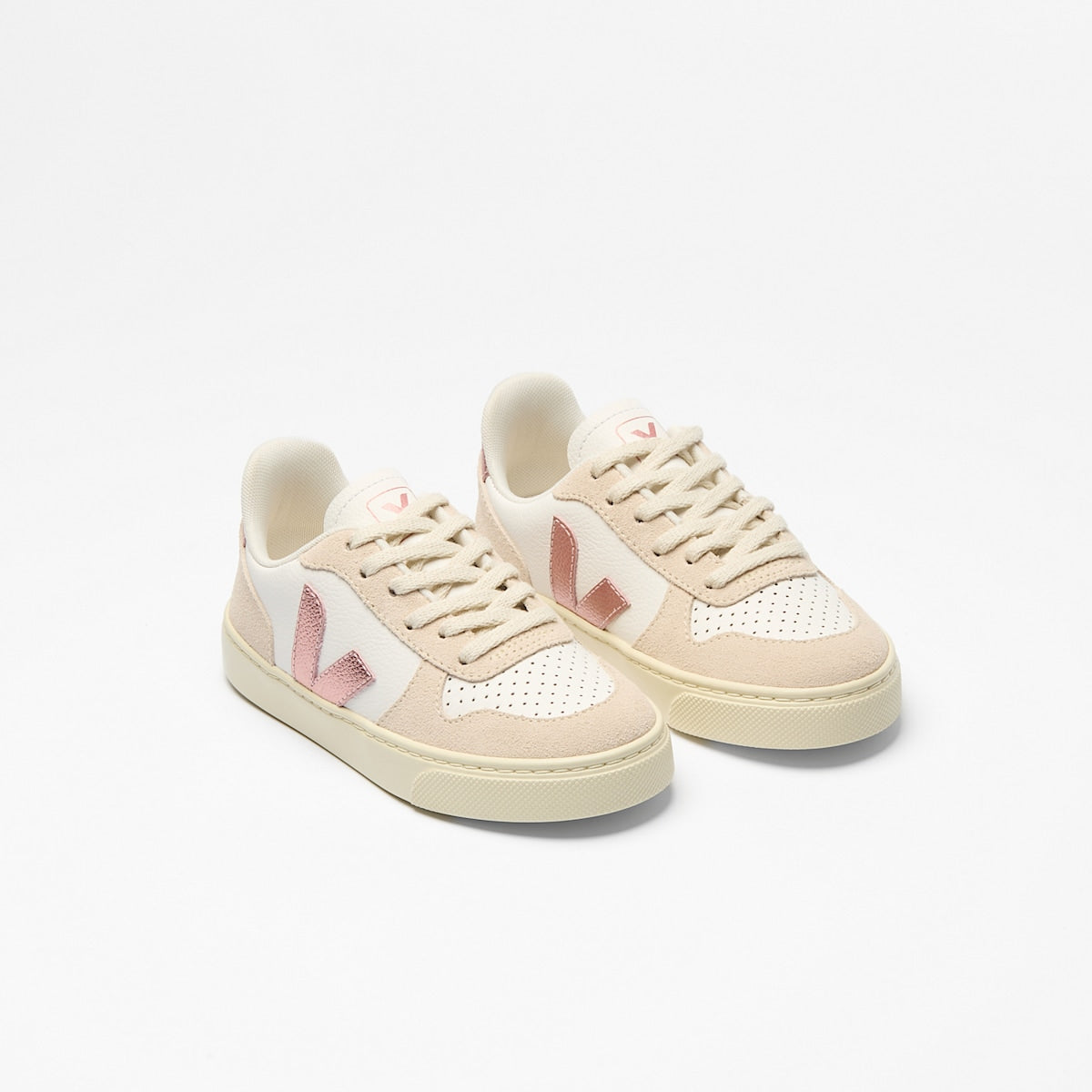 V-10 LEATHER WHITE NACRE SABLE — 2
