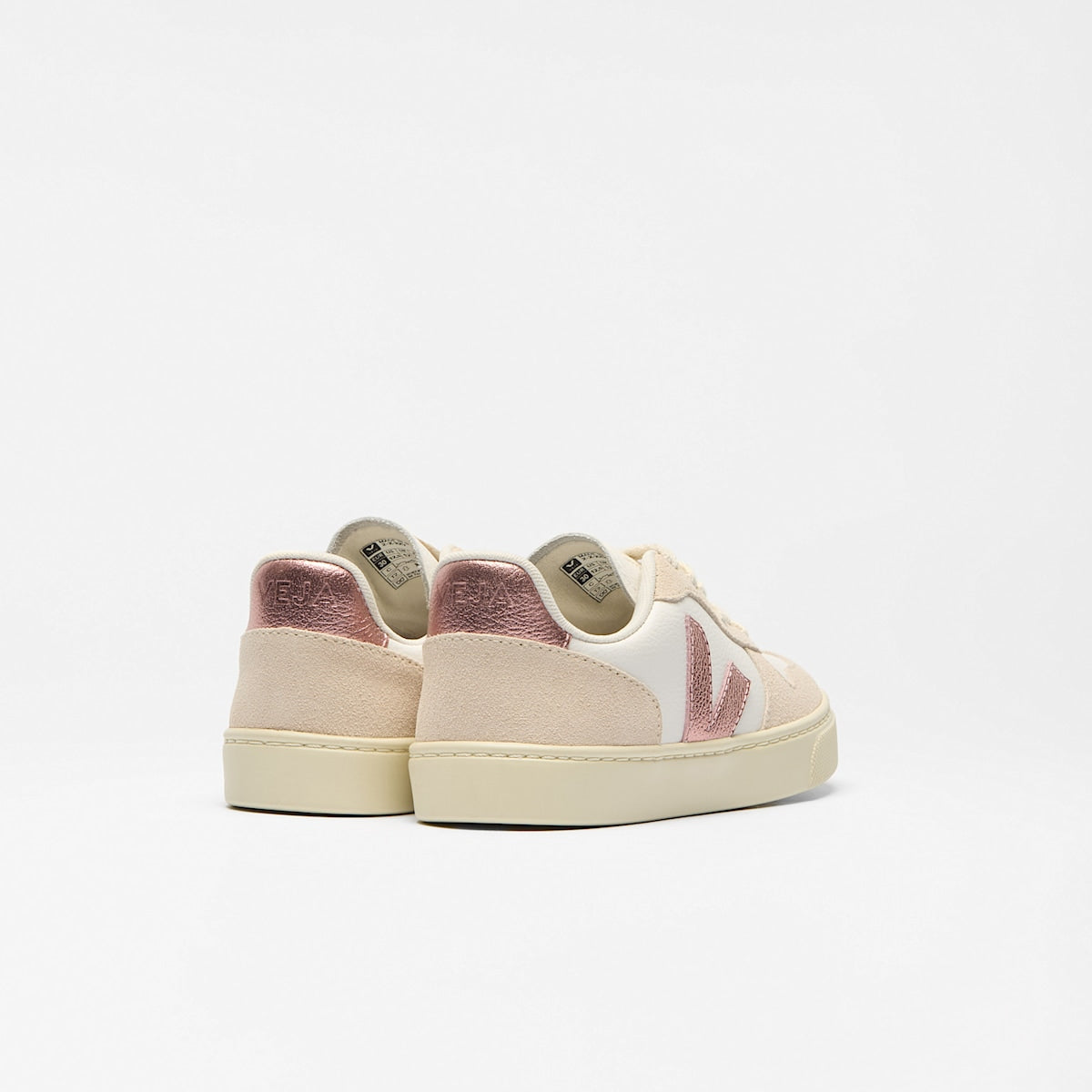 V-10 LEATHER WHITE NACRE SABLE — 3