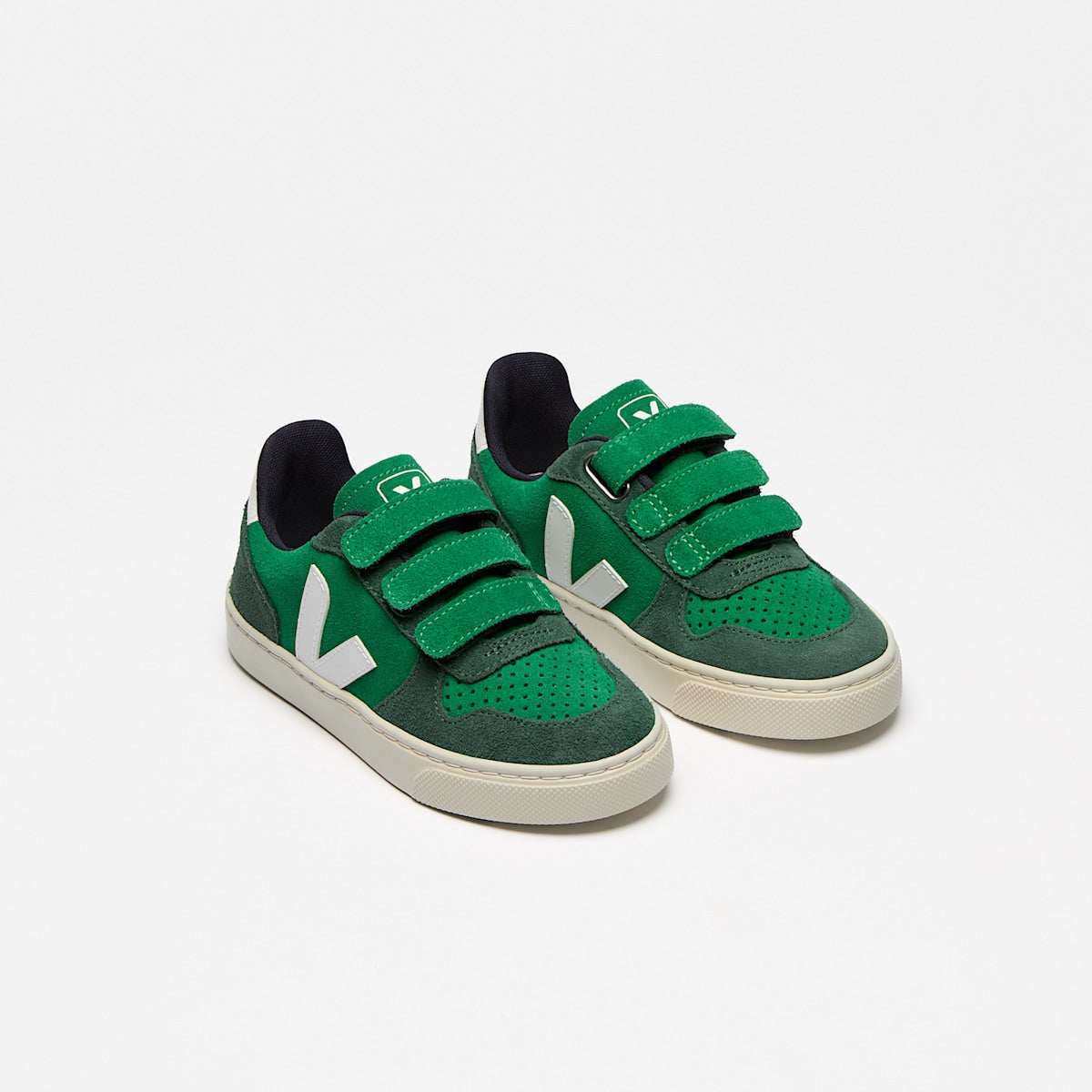 V-10 SUEDE EMERAUDE WHITE — 2