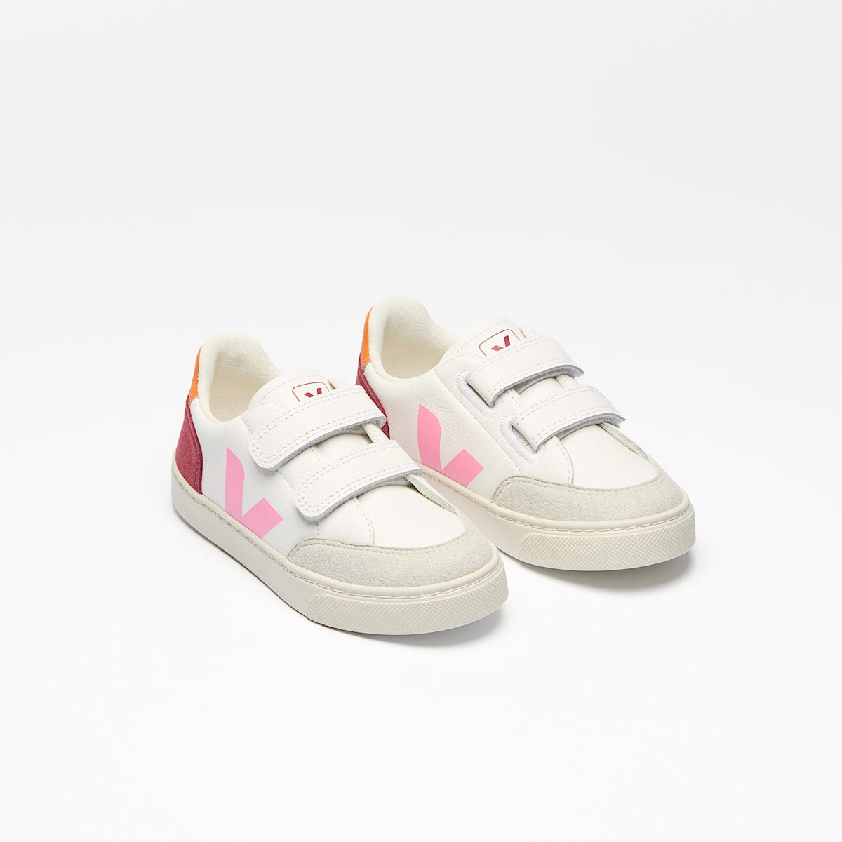 V-12 LEATHER WHITE MULTICO MARSALA — 2