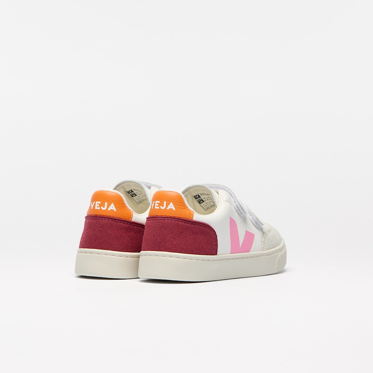 V-12 LEATHER WHITE MULTICO MARSALA — 3