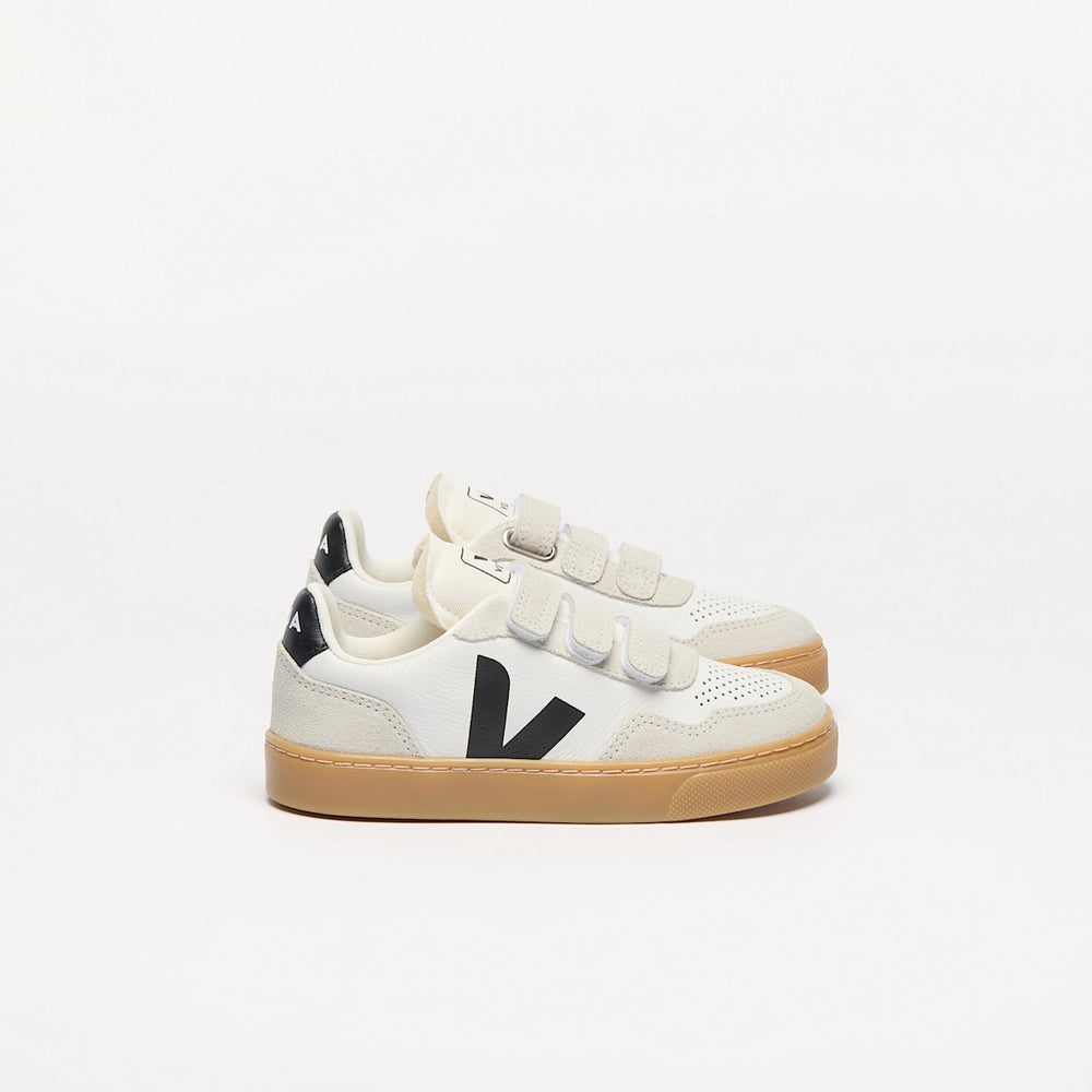 V-90 LEATHER WHITE BLACK NATURAL — 1