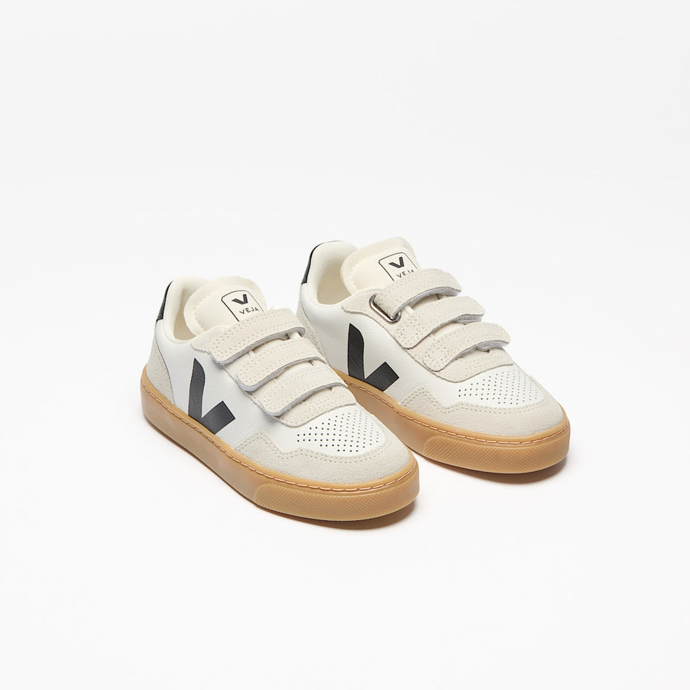 V-90 LEATHER WHITE BLACK NATURAL — 2
