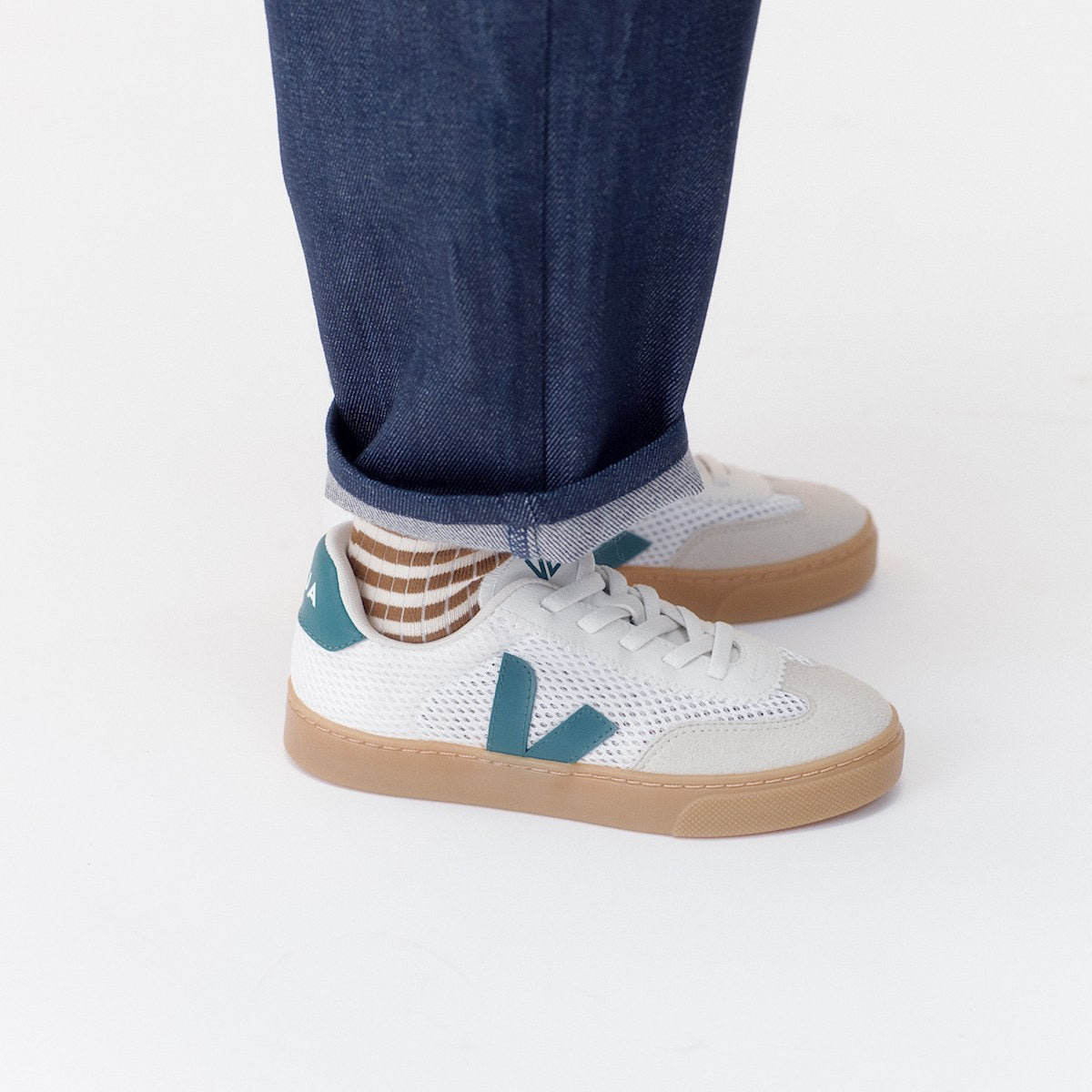 VOLLEY ELASTIC LACES AIRCELL WHITE BRITANNY NATURAL — 4