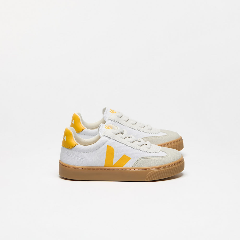 VOLLEY ELASTIC LACES CANVAS WHITE SUNSHINE NATURAL — 1