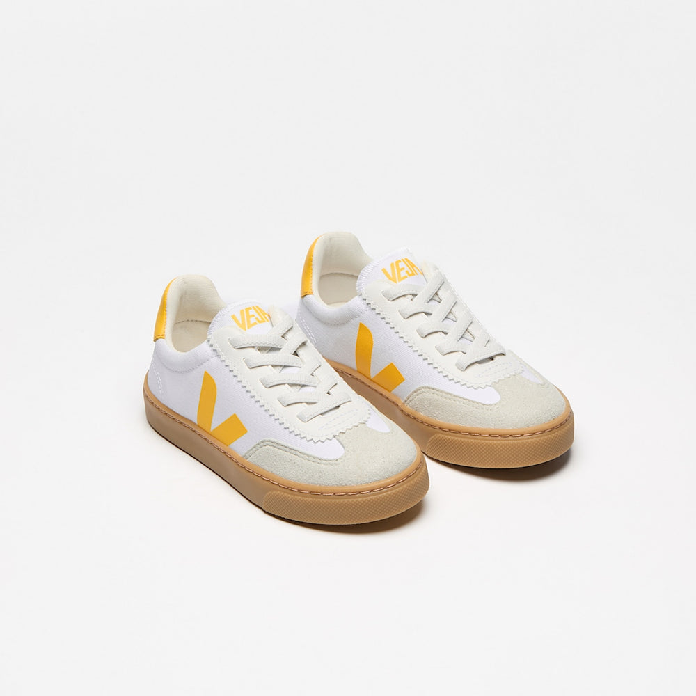 VOLLEY ELASTIC LACES CANVAS WHITE SUNSHINE NATURAL — 2