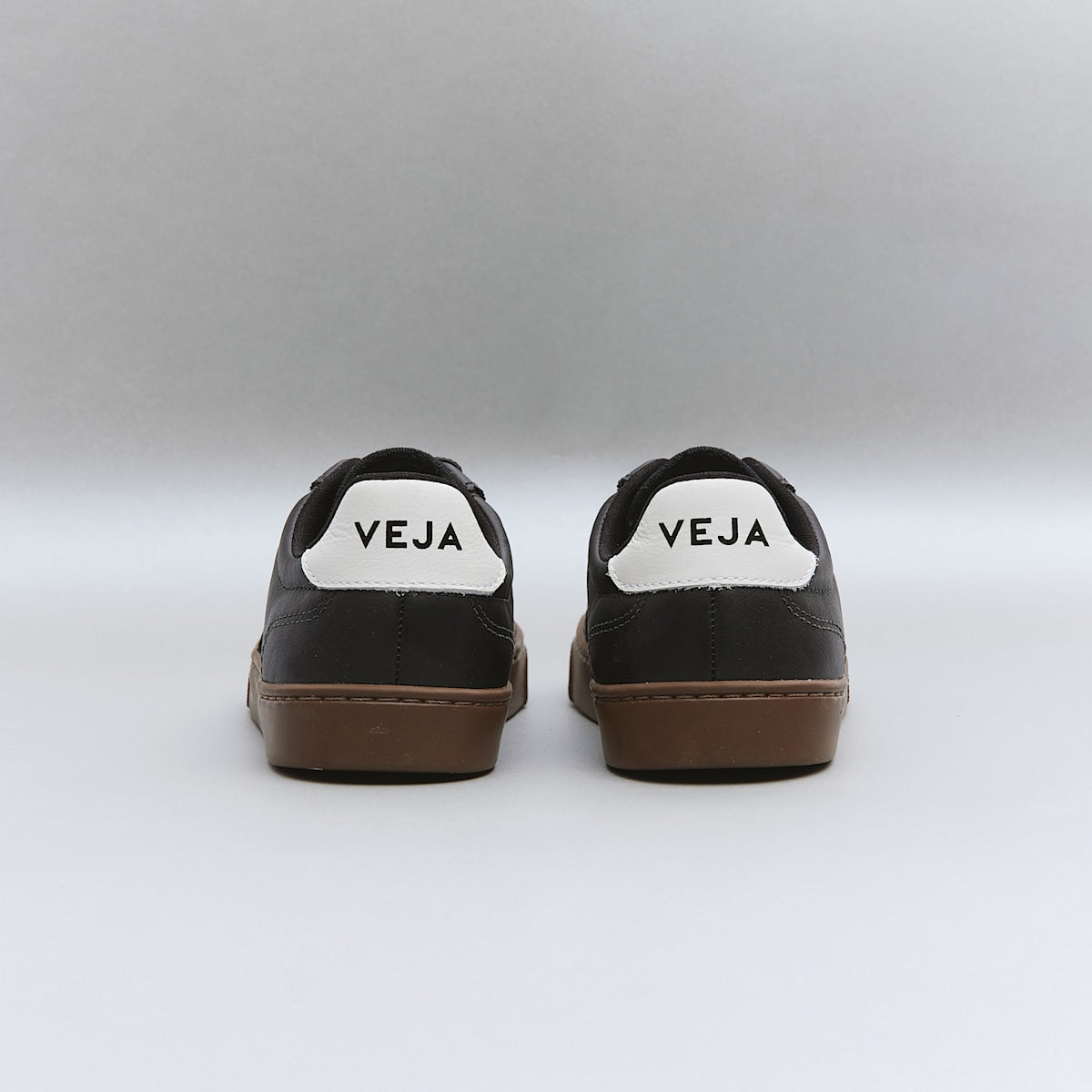 VOLLEY ELASTIC LACES LEATHER BLACK WHITE BARK — 4