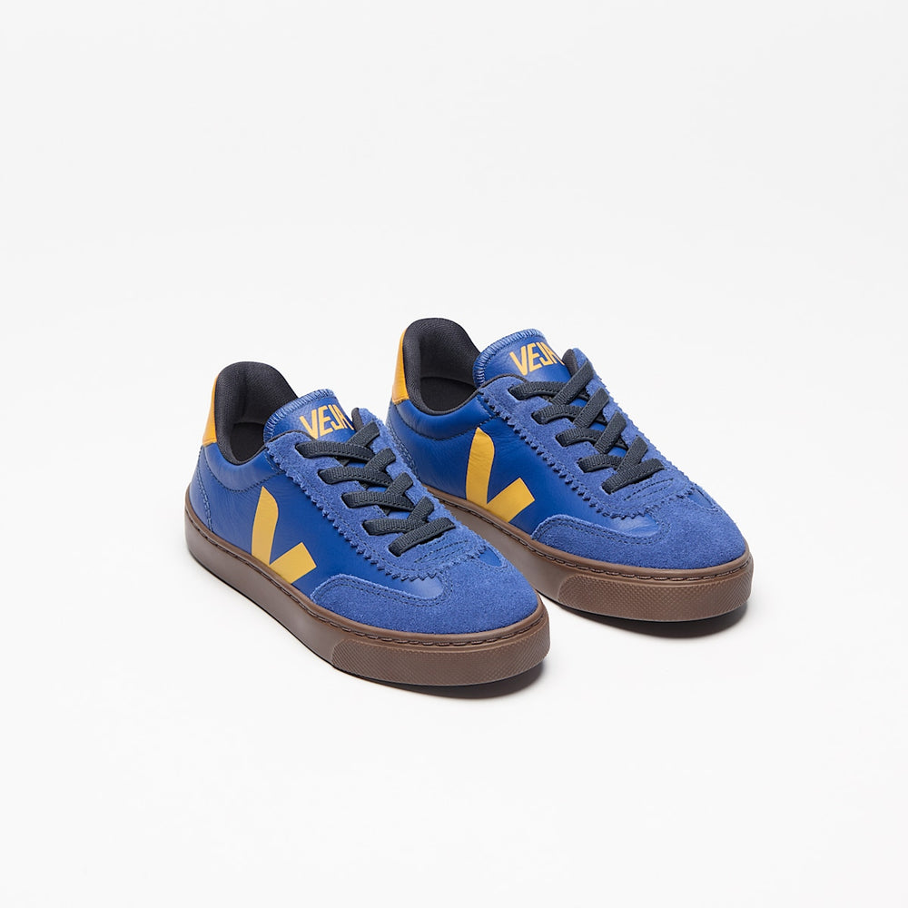VOLLEY ELASTIC LACES LEATHER ATLANTIC OURO BARK — 2