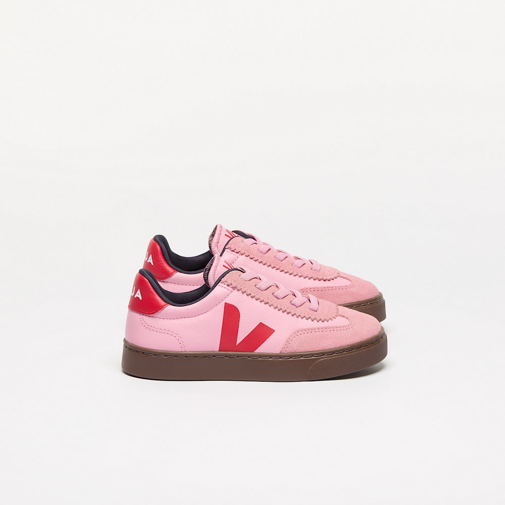 VOLLEY ELASTIC LACES LEATHER GUIMAUVE PEKIN BARK — 1