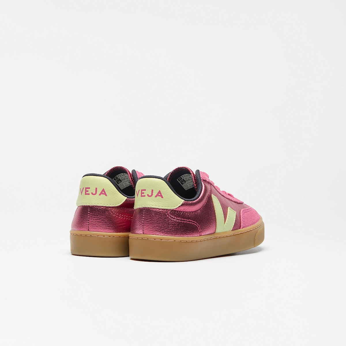 VOLLEY ELASTIC LACES LEATHER AZALEA LIMO — 3