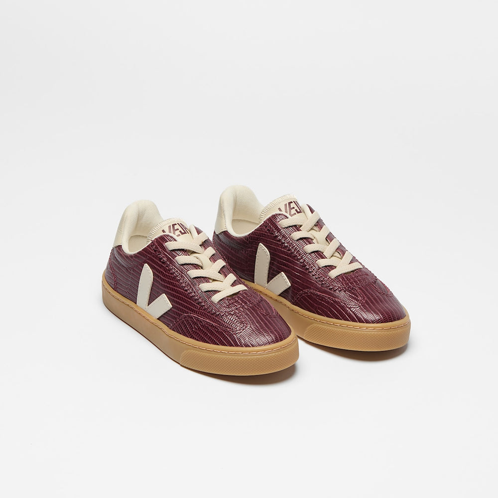 VOLLEY ELASTIC LACES LEATHER AMARANTE PIERRE — 2
