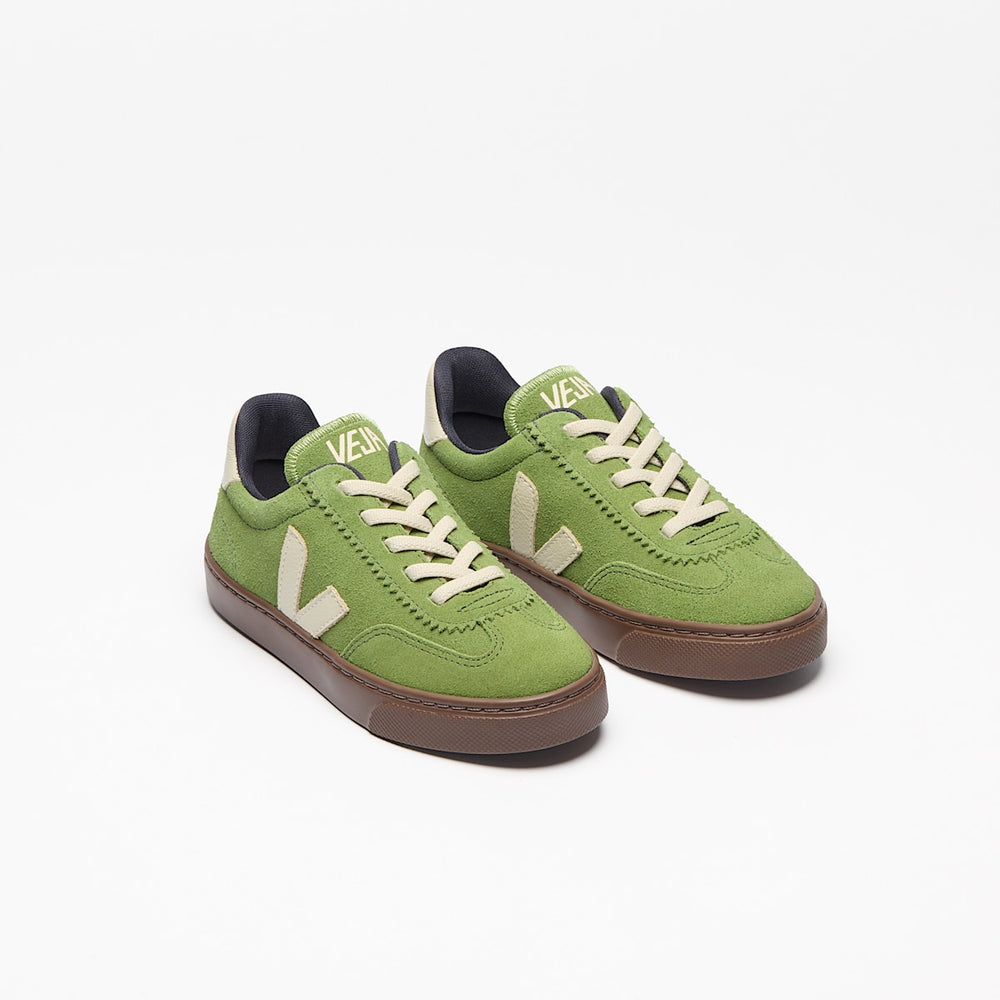 VOLLEY ELASTIC LACES SUEDE KIWI PIERRE BARK — 2