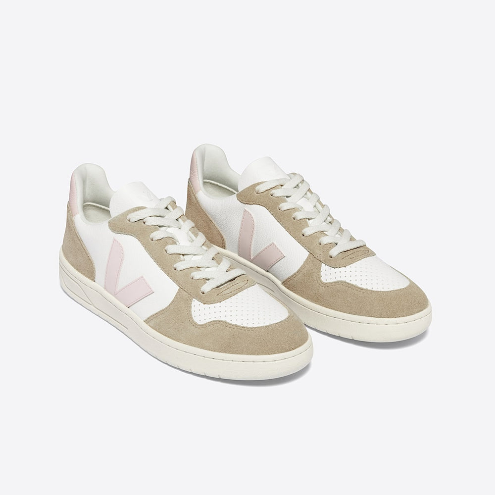 V-10 LEATHER WHITE PETALE SAHARA — 2