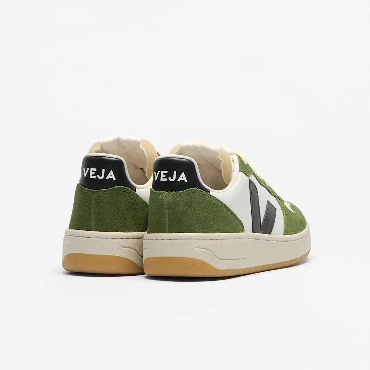 V-10 LEATHER WHITE BLACK MILITAR — 3
