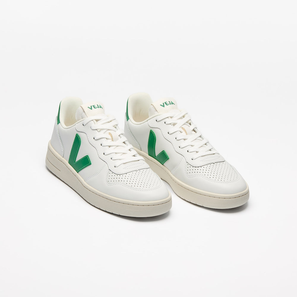 V-10 LEATHER WHITE EMERAUDE — 2