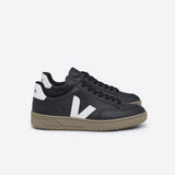 V-12 LEATHER BLACK WHITE DUNE — 1