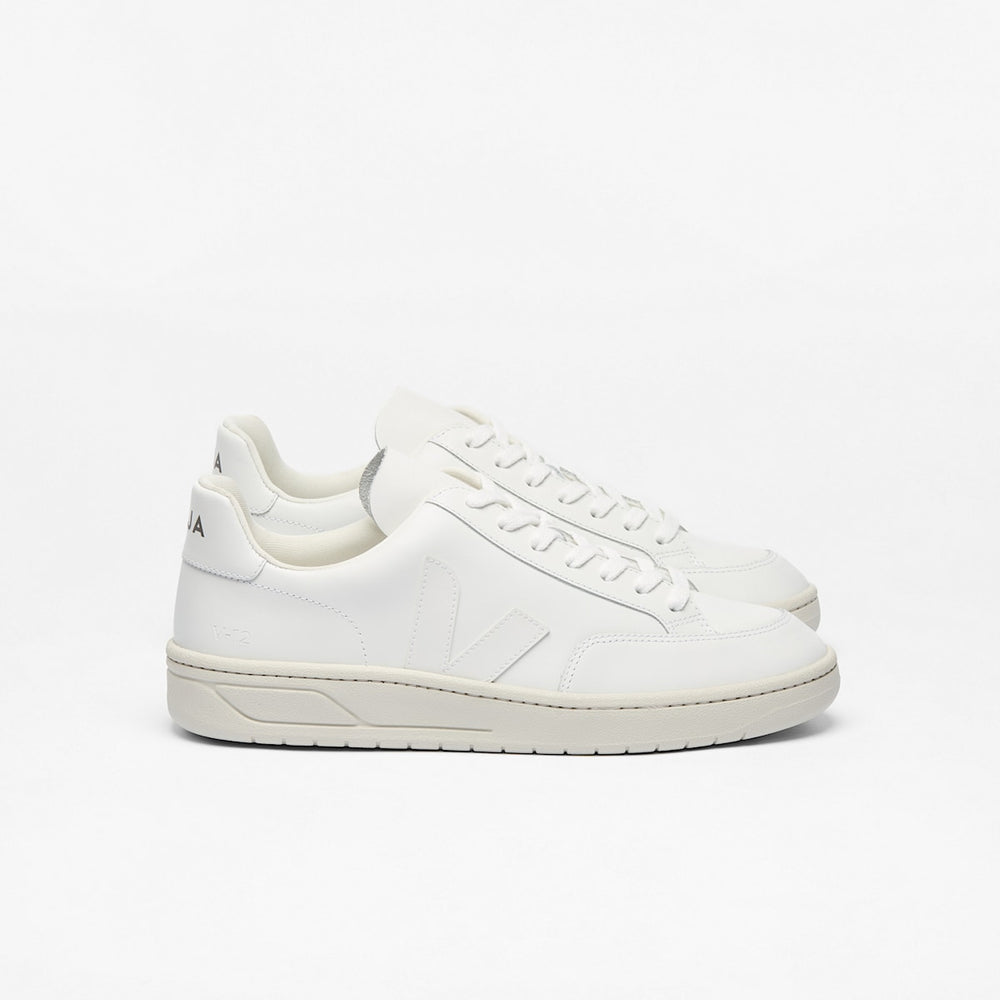 V-12 LEATHER WHITE — 1