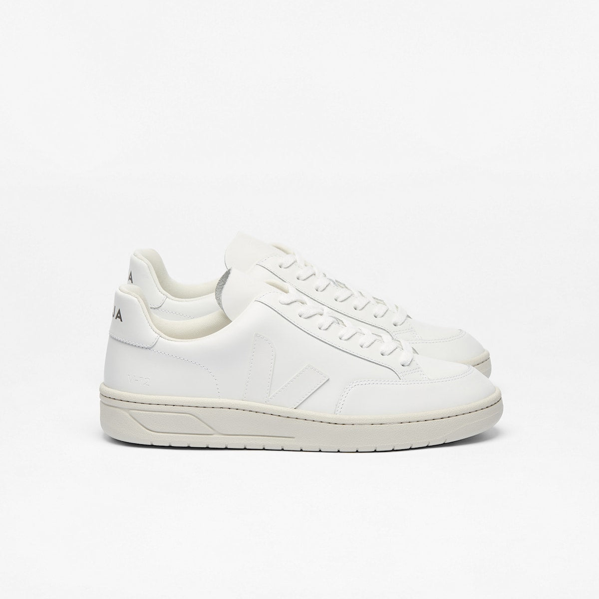 V-12 LEATHER WHITE