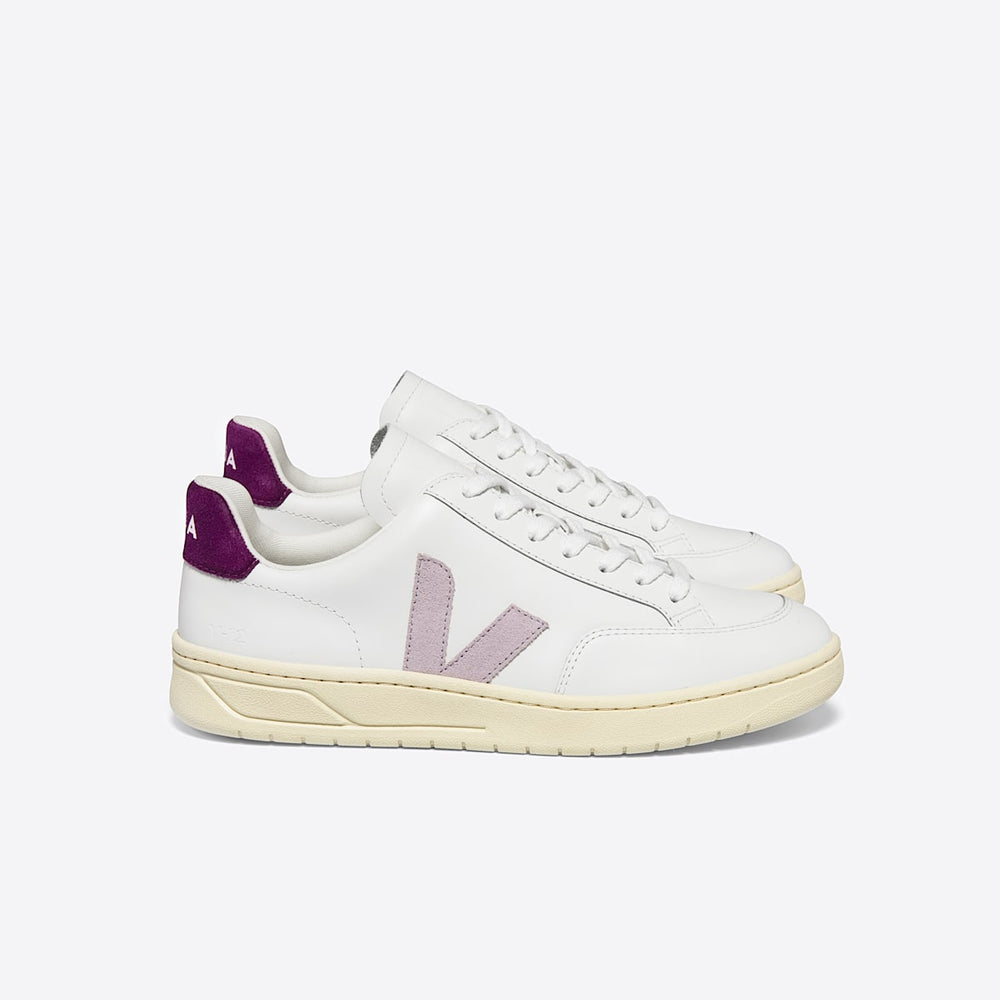 V-12 LEATHER WHITE PARME MAGENTA — 1