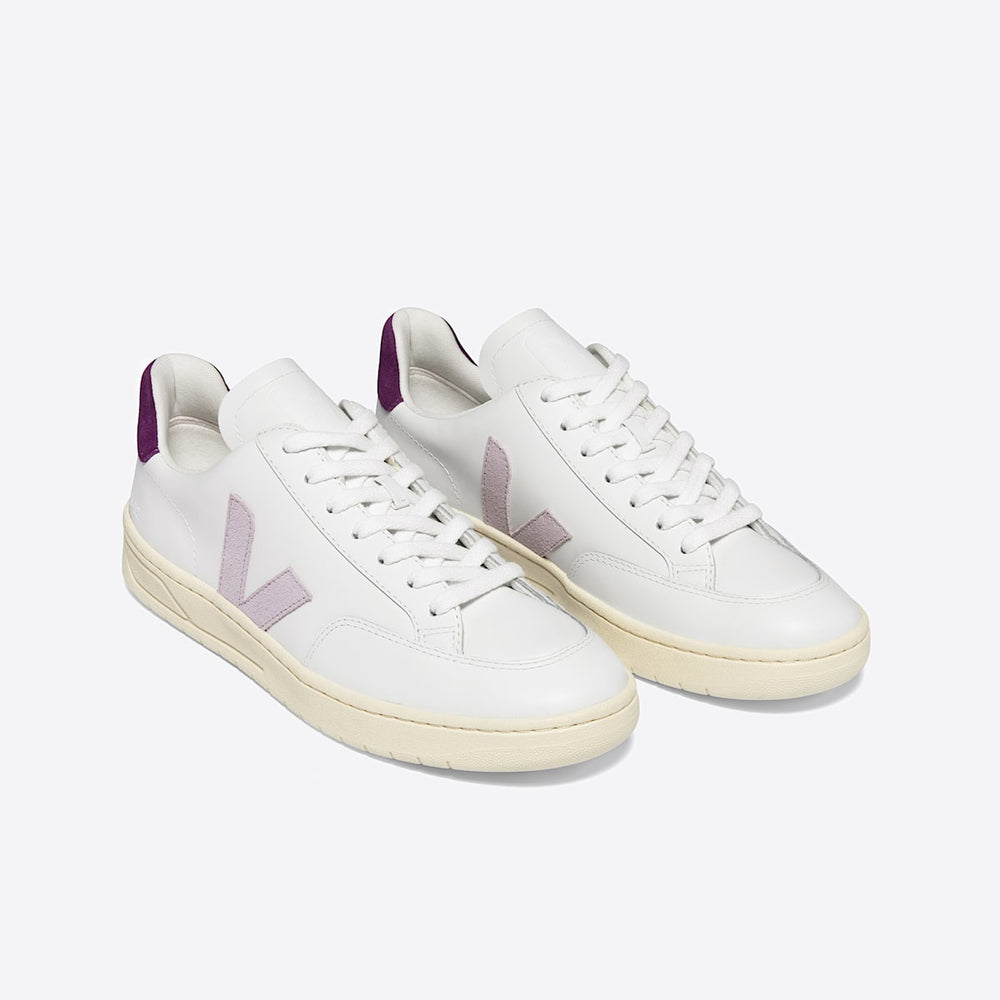V-12 LEATHER WHITE PARME MAGENTA — 2