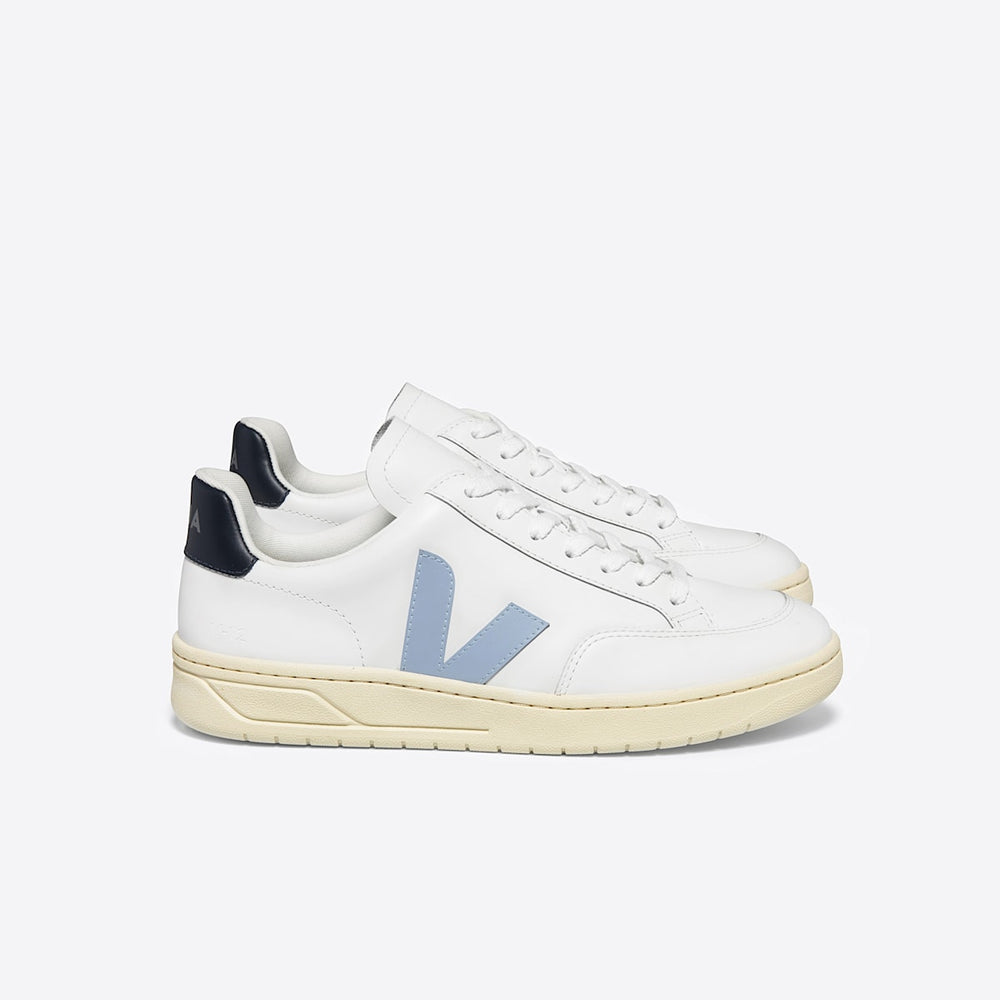 V-12 LEATHER WHITE STEEL NAUTICO — 1