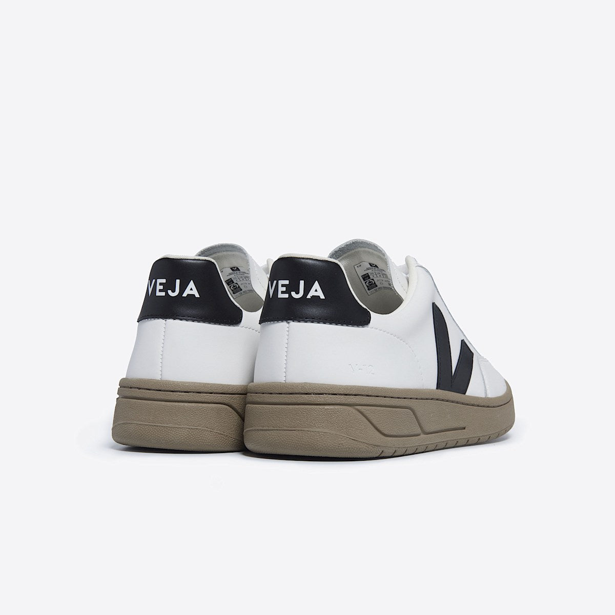 V-12 LEATHER WHITE BLACK DUNE — 3