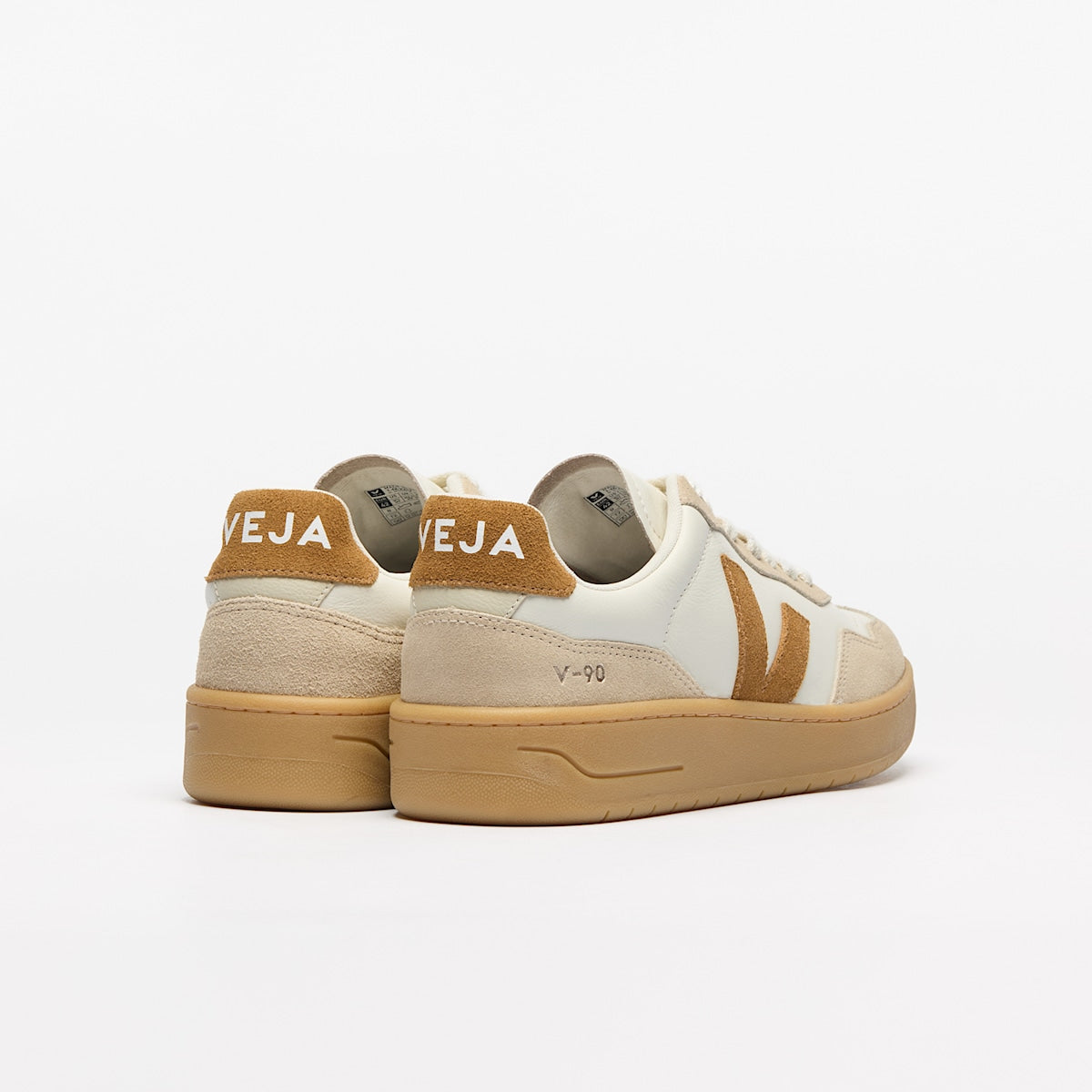 V-90 LEATHER PURE CAMEL ALMOND NATURAL — 3