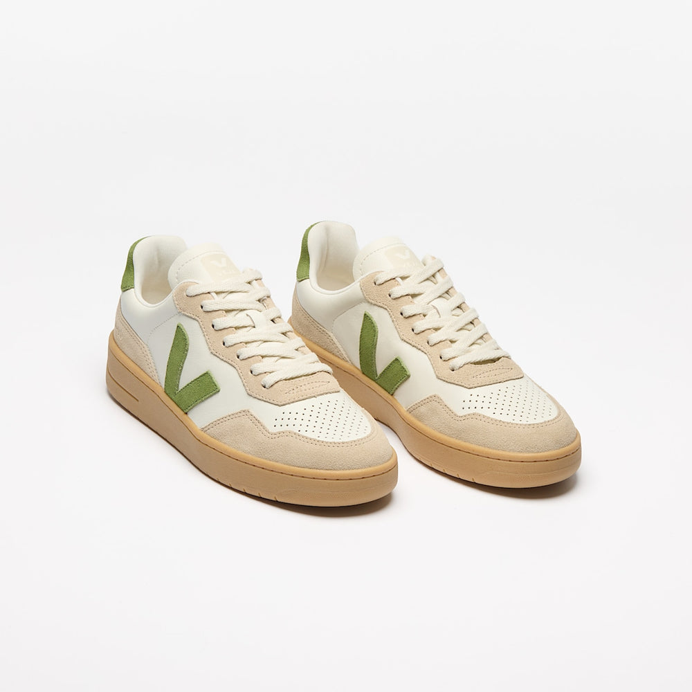 V-90 LEATHER PURE KIWI ALMOND NATURAL — 2