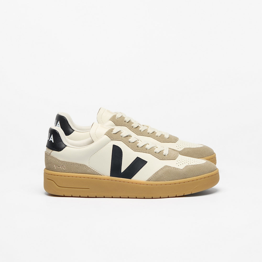 V-90 LEATHER PURE BLACK NATURAL — 1