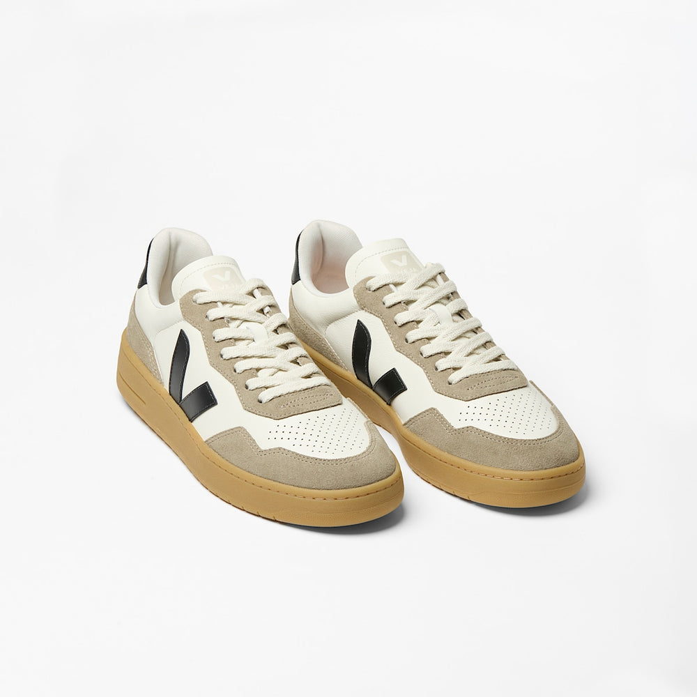 V-90 LEATHER PURE BLACK NATURAL — 2
