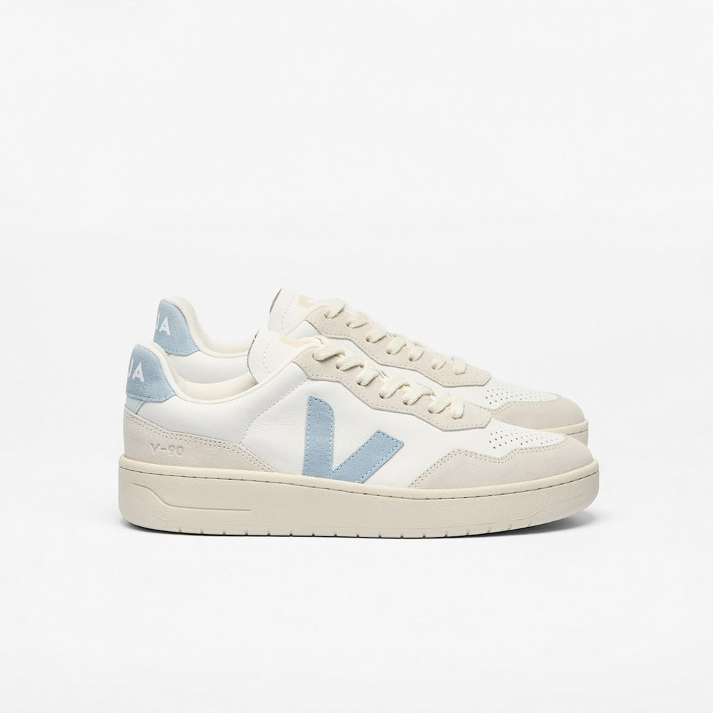 V-90 LEATHER WHITE STEEL — 1