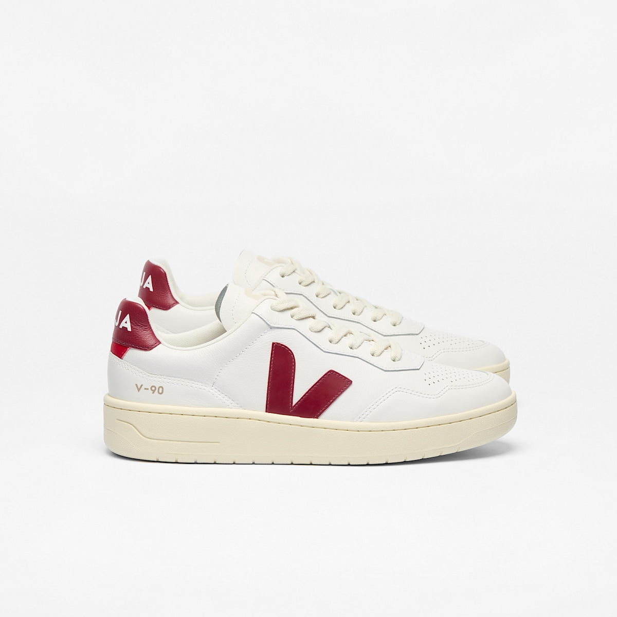 V-90 LEATHER WHITE MARSALA — 1