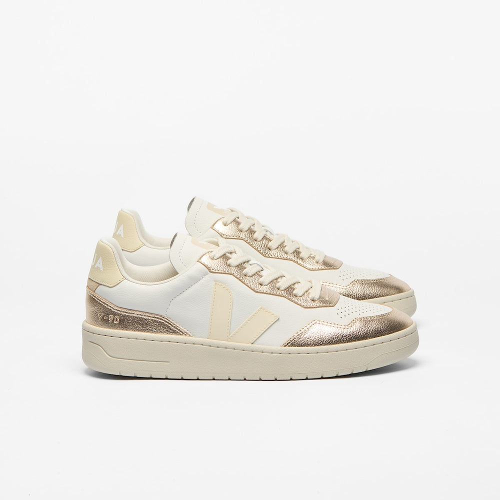 V-90 LEATHER WHITE CALCAIRE PLATINE — 1