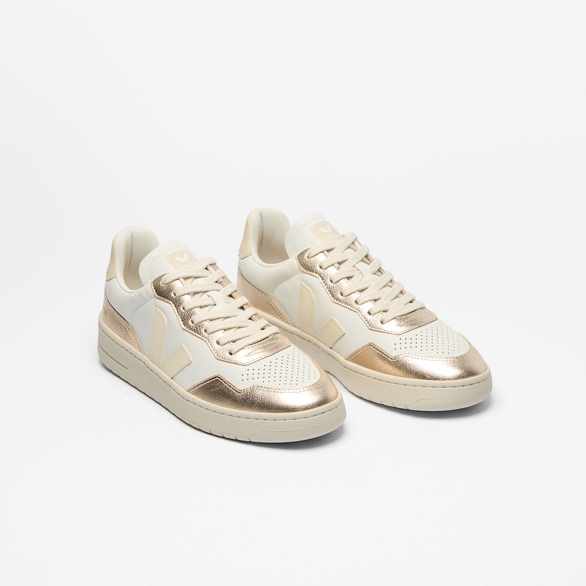 V-90 LEATHER WHITE CALCAIRE PLATINE — 2