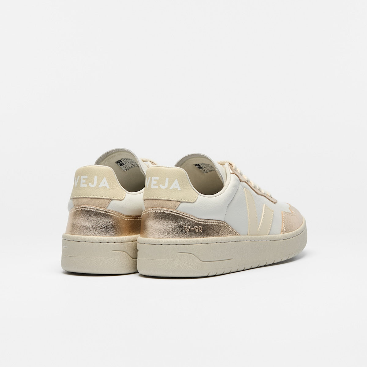 V-90 LEATHER WHITE CALCAIRE PLATINE — 3