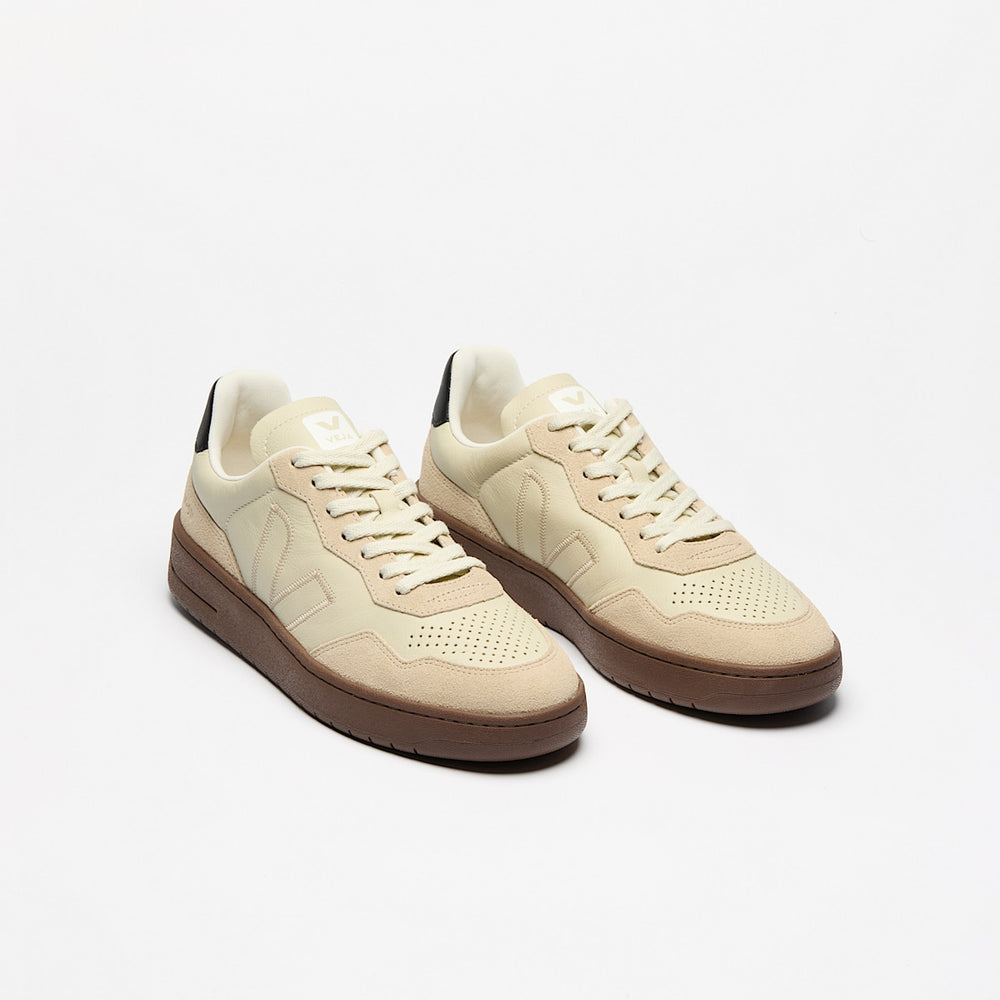 V-90 LEATHER BEIGE ALMOND BLACK — 2