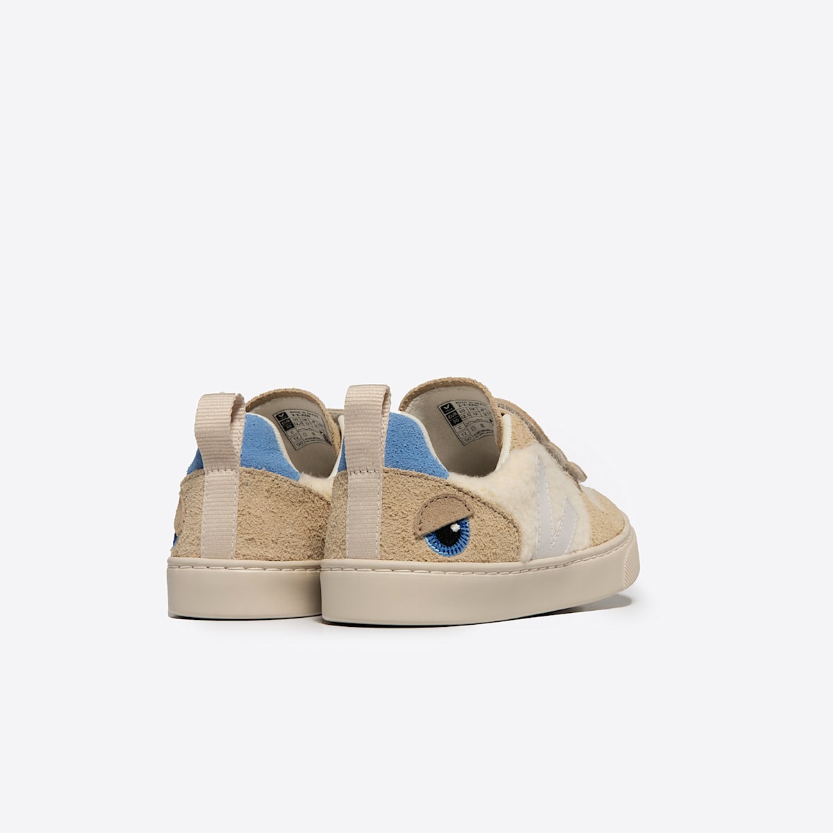 V-10 FLEECE VEJA X BIGSTUFFED PURE WHITE — 3