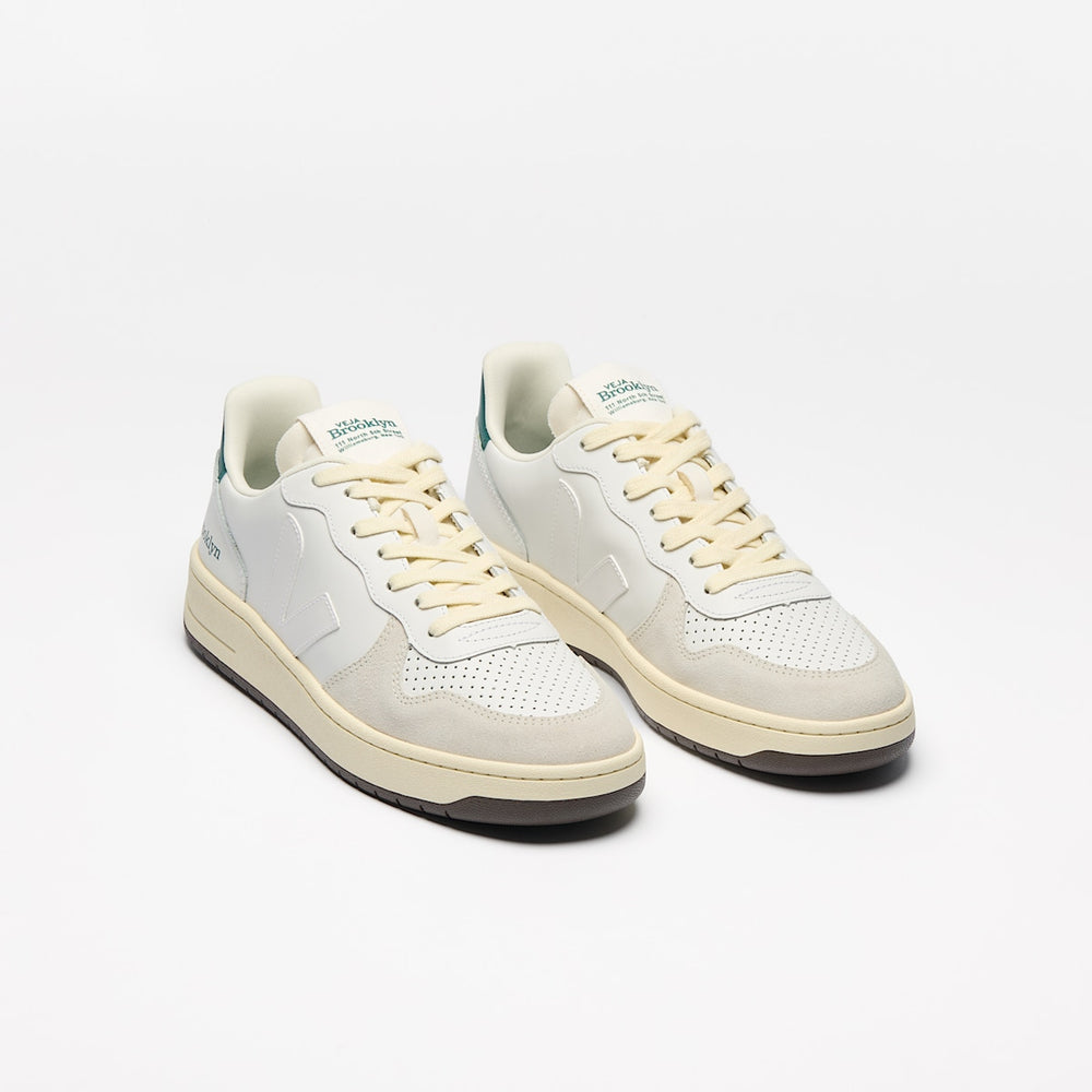 V-10 LEATHER BROOKLYN WHITE BRITTANY — 2