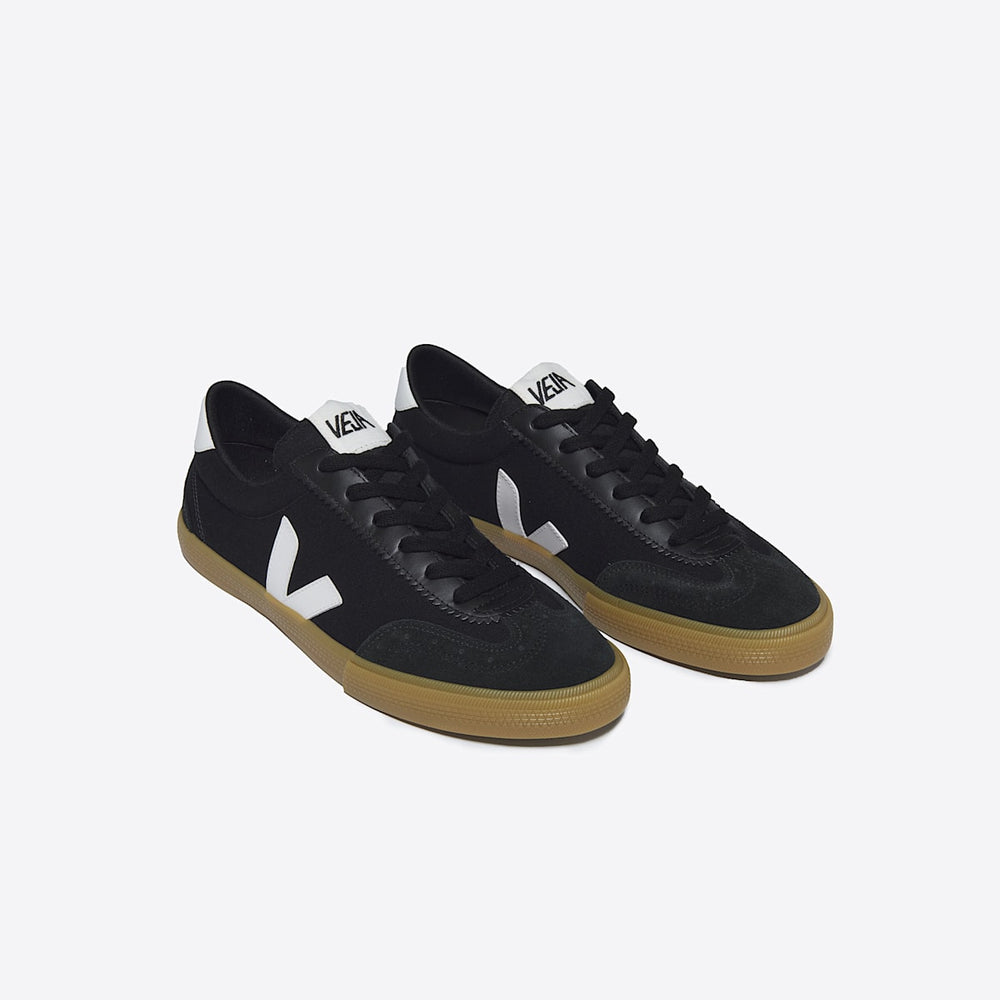 VOLLEY CANVAS BLACK WHITE NATURAL — 2