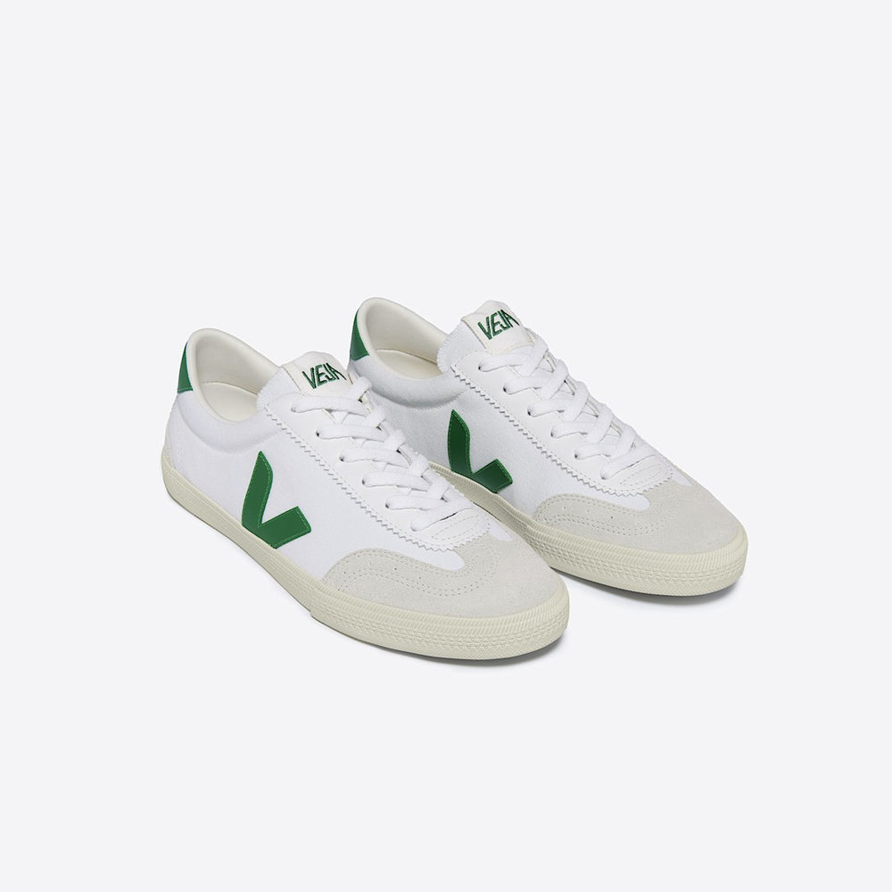 VOLLEY CANVAS WHITE EMERAUDE — 2