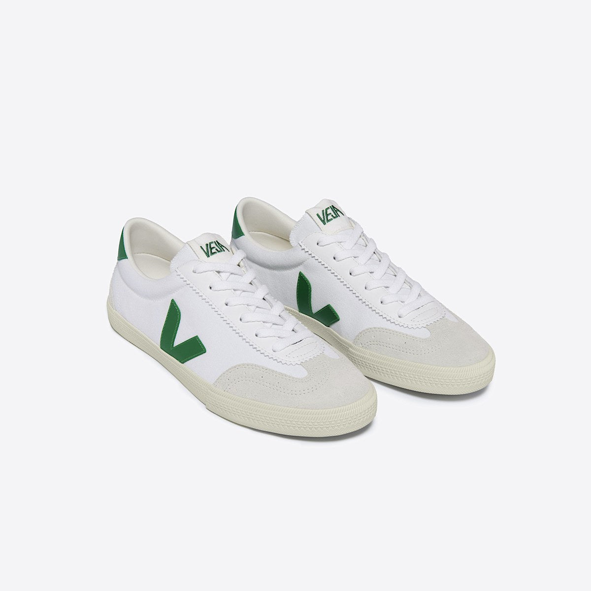 VOLLEY CANVAS WHITE EMERAUDE — 2