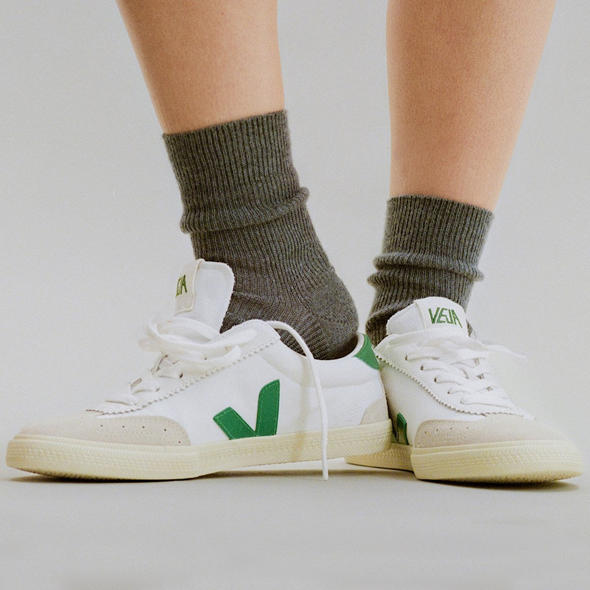 VOLLEY CANVAS WHITE EMERAUDE — 4