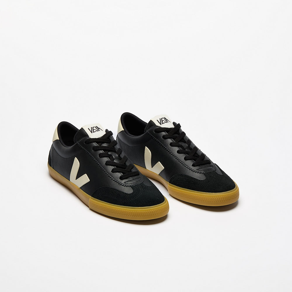 VOLLEY LEATHER BLACK PIERRE — 2