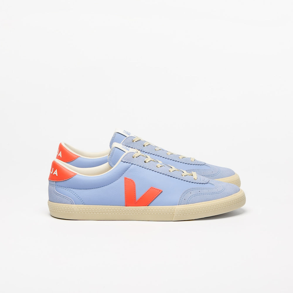VOLLEY LEATHER OLYMPE ORANGE FLUO CALCAIRE — 1