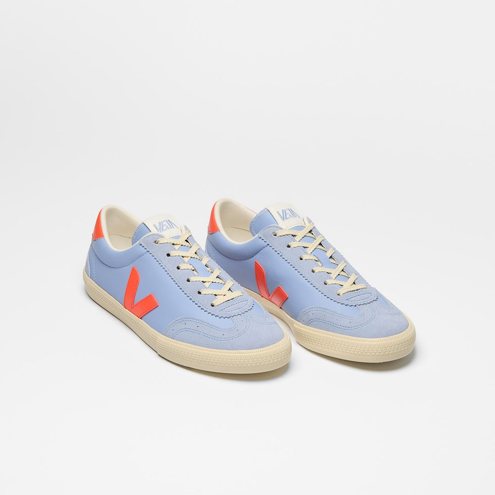 VOLLEY LEATHER OLYMPE ORANGE FLUO CALCAIRE — 2