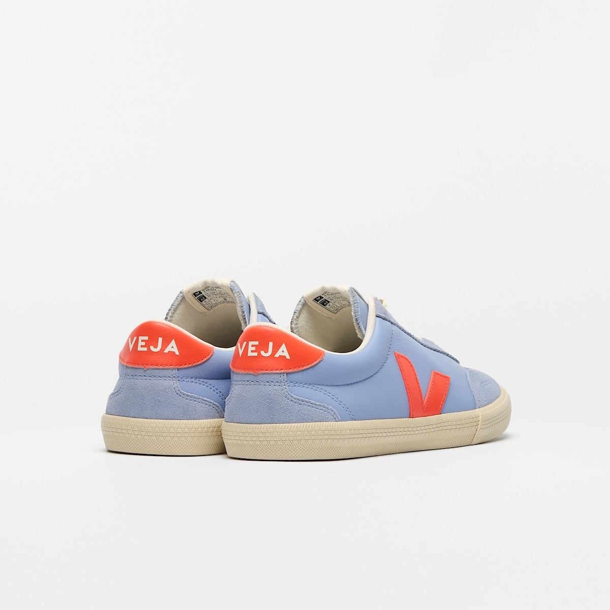 VOLLEY LEATHER OLYMPE ORANGE FLUO CALCAIRE — 3