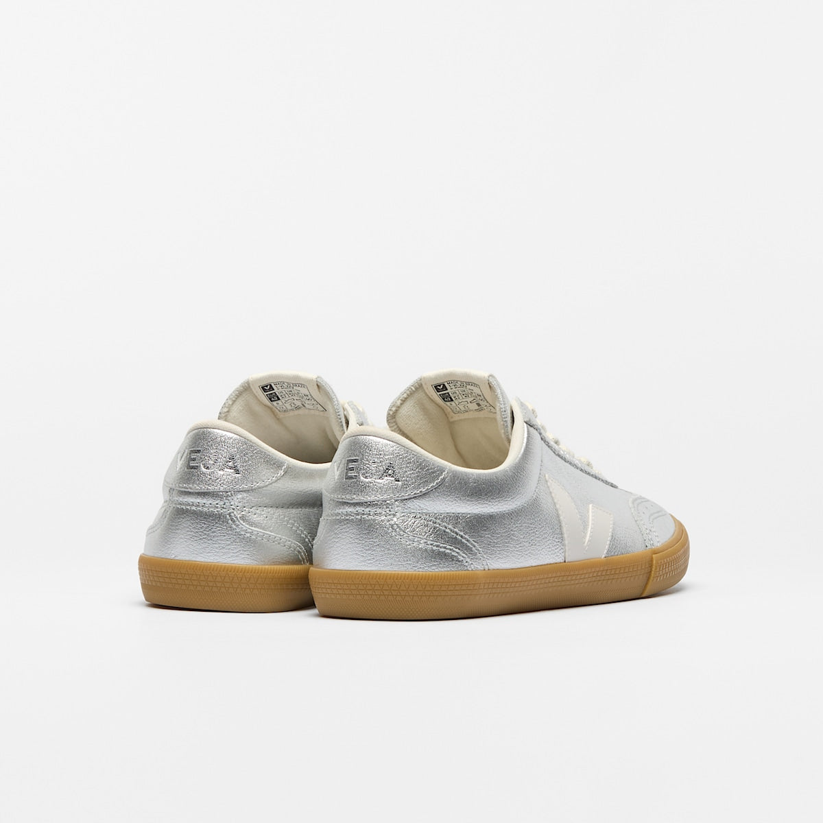 VOLLEY LEATHER SILVER WHITE NATURAL — 3